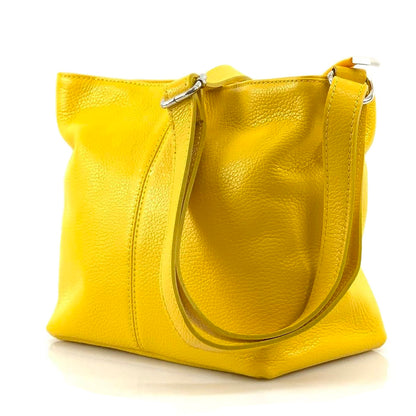 Nina leather shoulder bag - Made In Italy