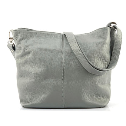 Nina leather shoulder bag - Made In Italy