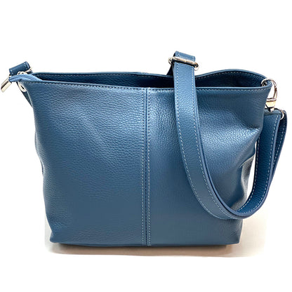 Nina leather shoulder bag - Made In Italy