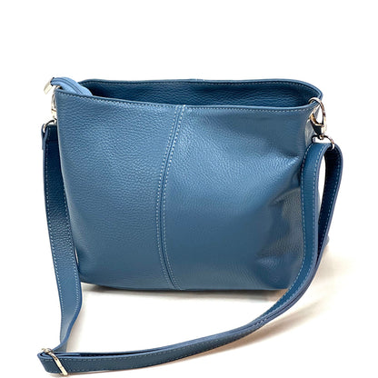 Nina leather shoulder bag - Made In Italy