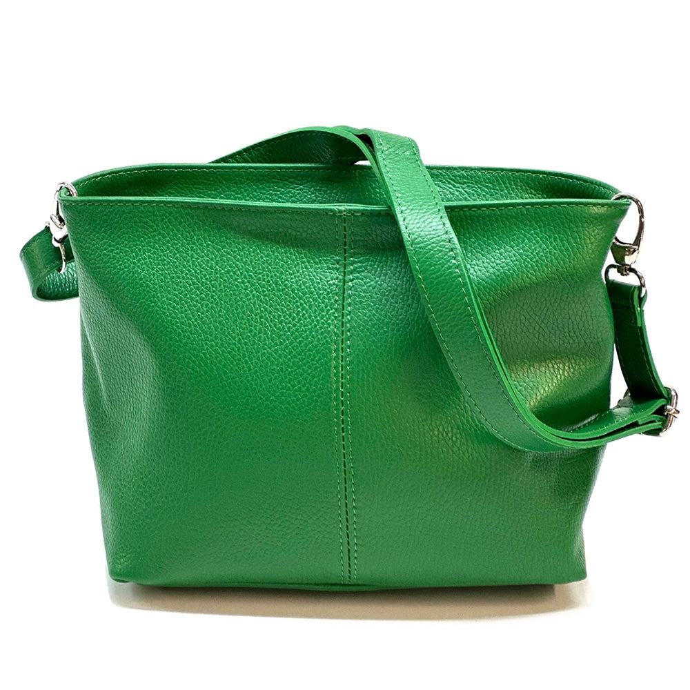 Nina leather shoulder bag - Made In Italy