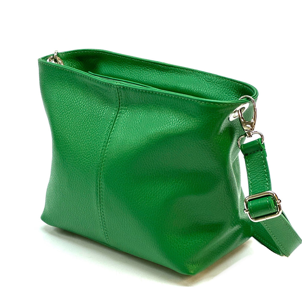 Nina leather shoulder bag - Made In Italy