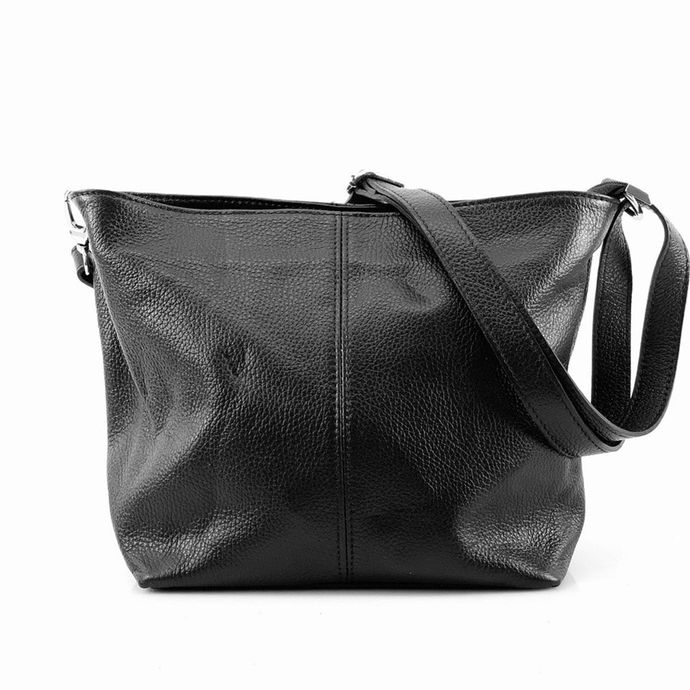 Nina leather shoulder bag - Made In Italy