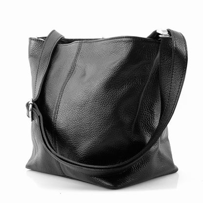 Nina leather shoulder bag - Made In Italy