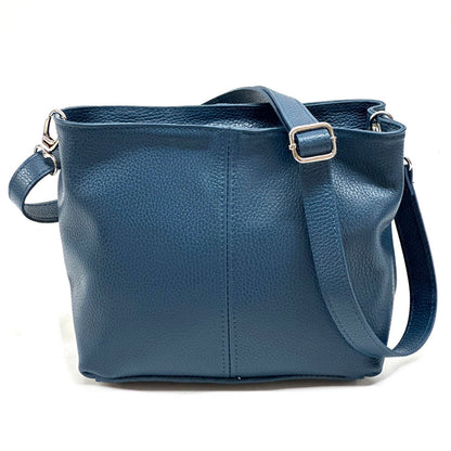 Nina leather shoulder bag - Made In Italy