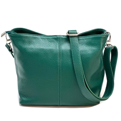 Nina leather shoulder bag - Made In Italy