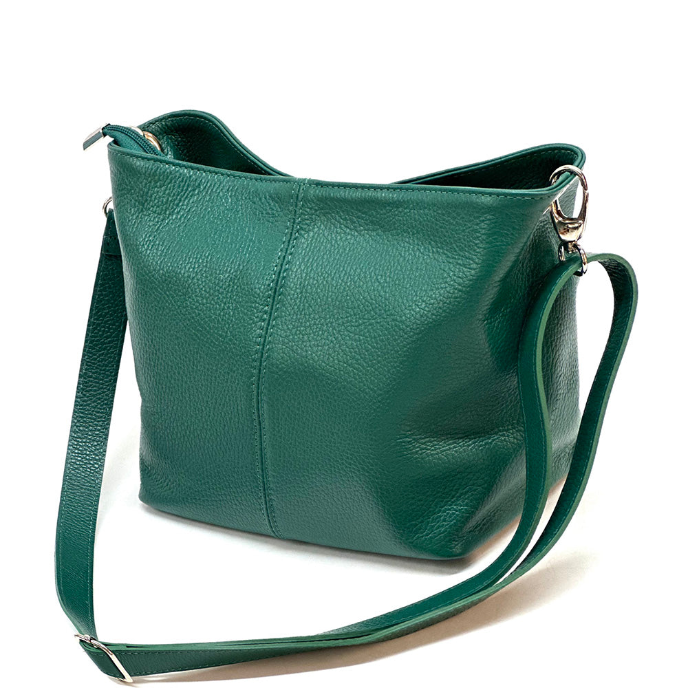 Nina leather shoulder bag - Made In Italy