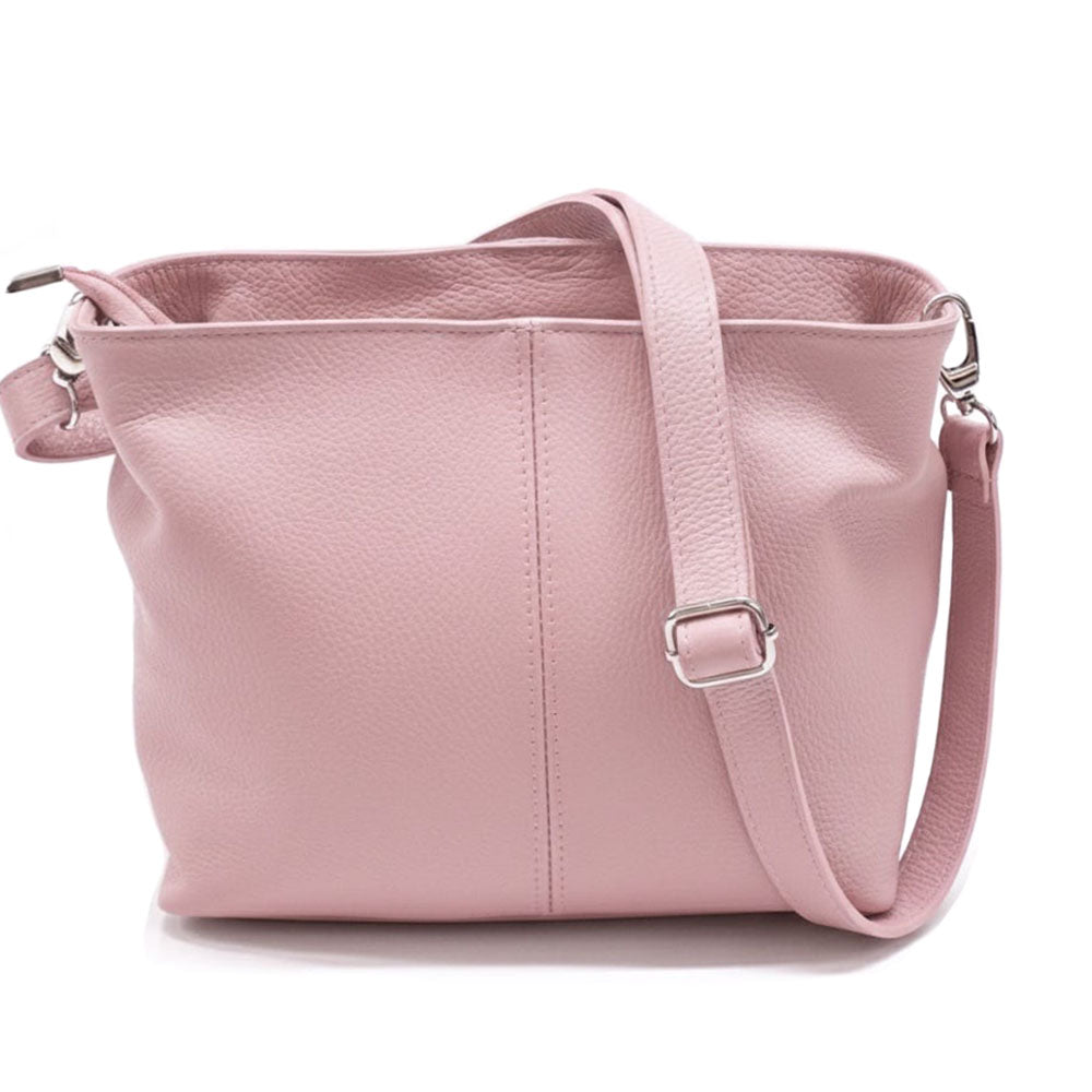 Nina leather shoulder bag - Made In Italy
