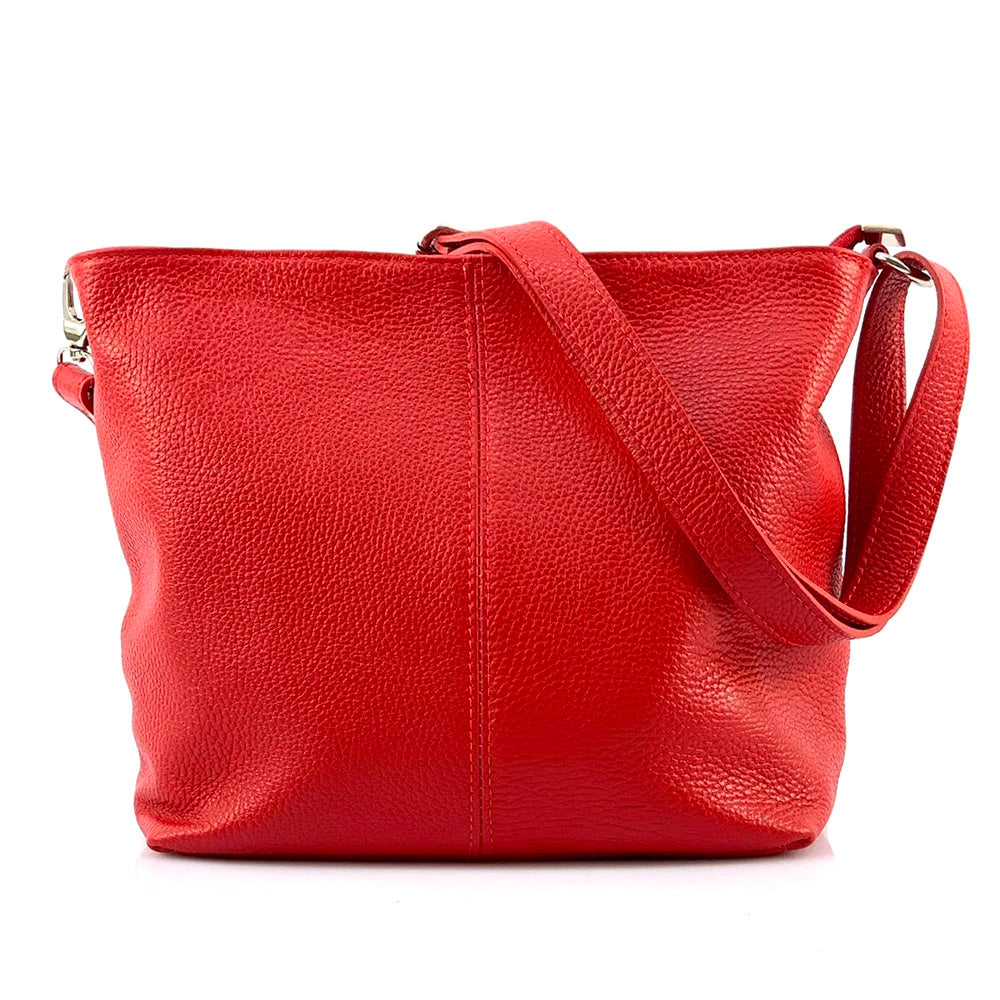 Nina leather shoulder bag - Made In Italy