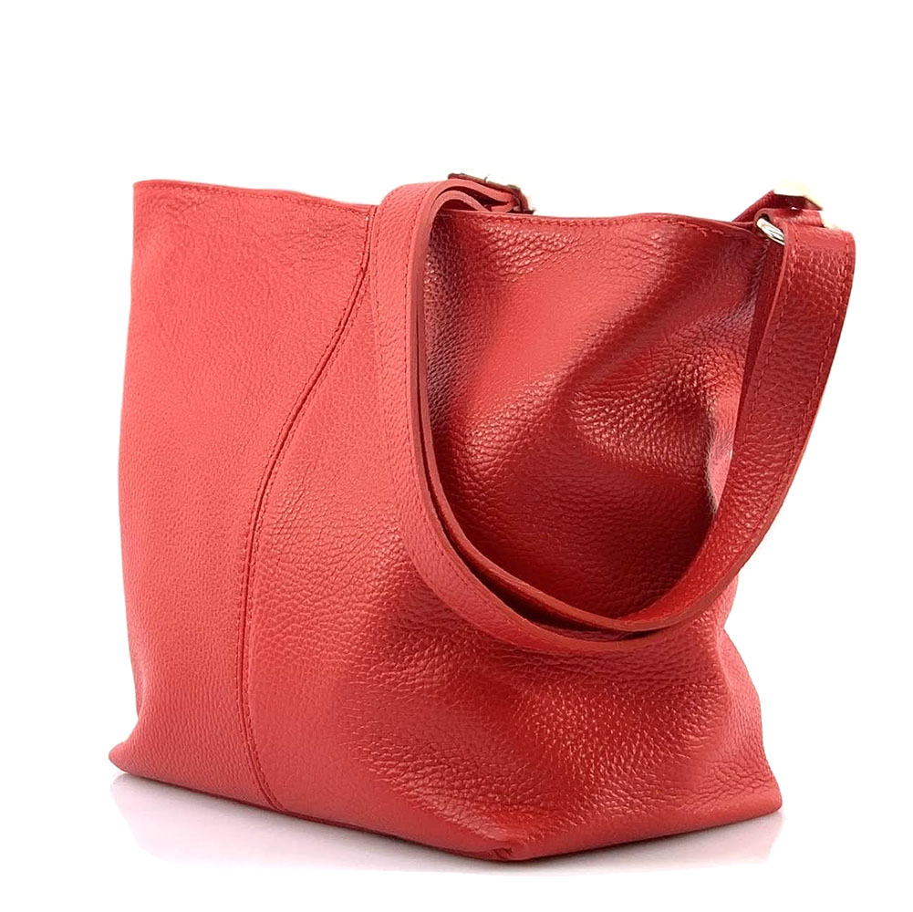 Nina leather shoulder bag - Made In Italy