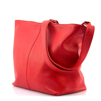 Nina leather shoulder bag - Made In Italy