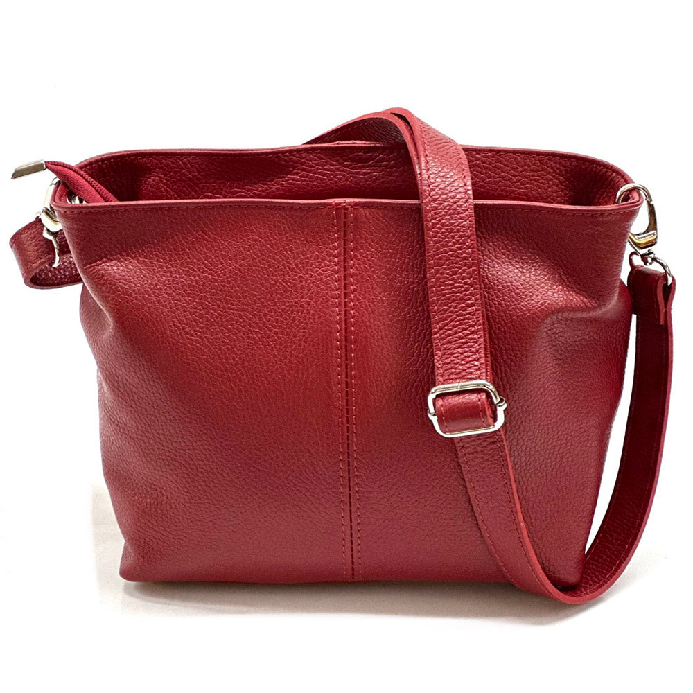 Nina leather shoulder bag - Made In Italy