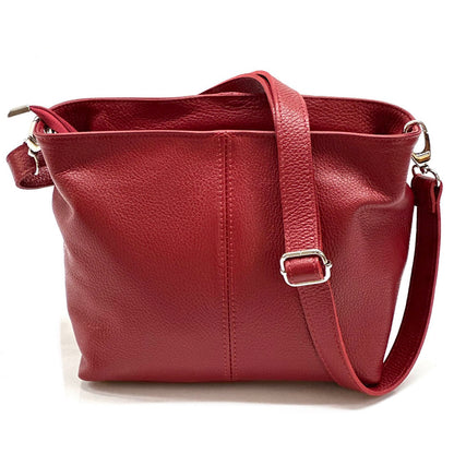 Nina leather shoulder bag - Made In Italy