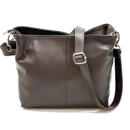 Nina leather shoulder bag - Made In Italy