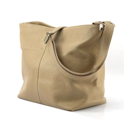 Nina leather shoulder bag - Made In Italy