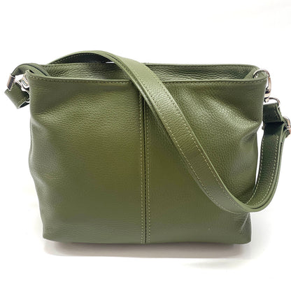Nina leather shoulder bag - Made In Italy