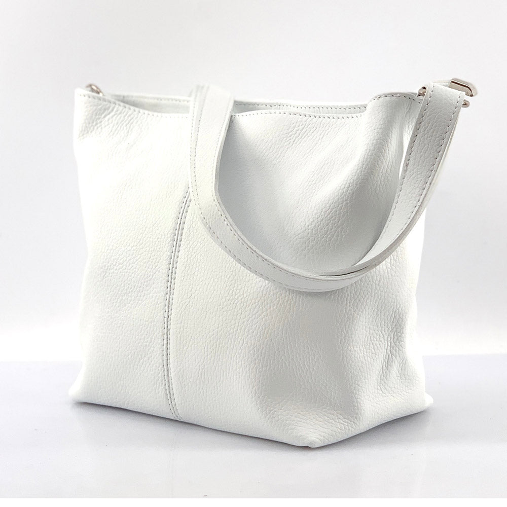 Nina leather shoulder bag - Made In Italy