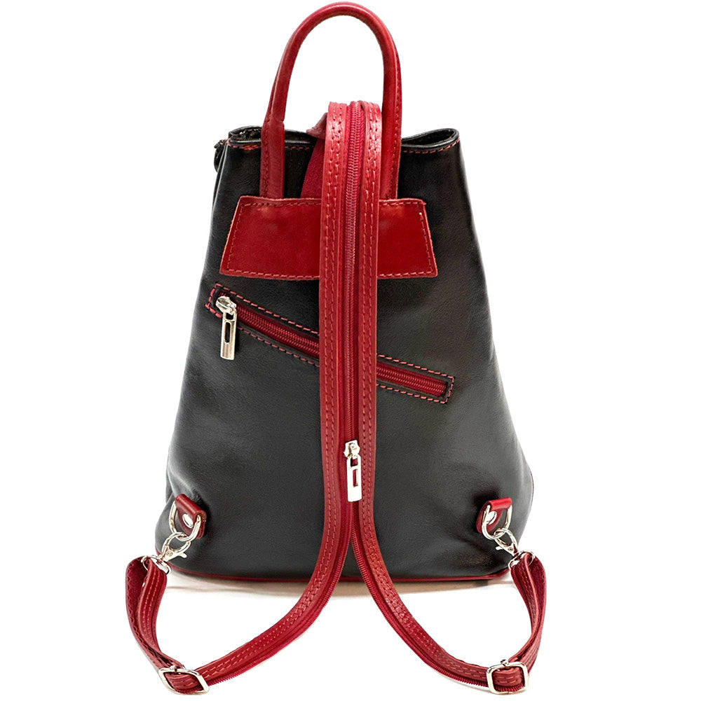 Fiorella leather backpack - Made In Italy