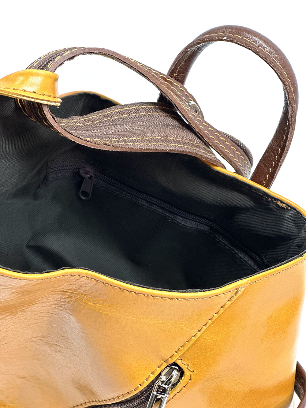 Fiorella leather backpack - Made In Italy