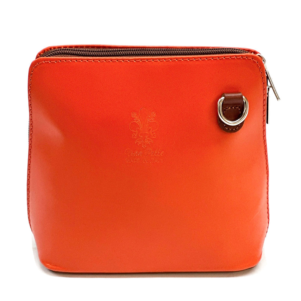 Dalida leather cross-body bag - Made In Italy