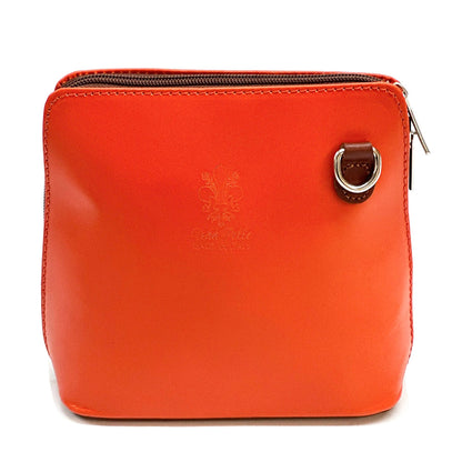 Dalida leather cross-body bag - Made In Italy