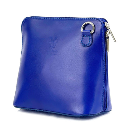 Dalida leather cross-body bag - Made In Italy