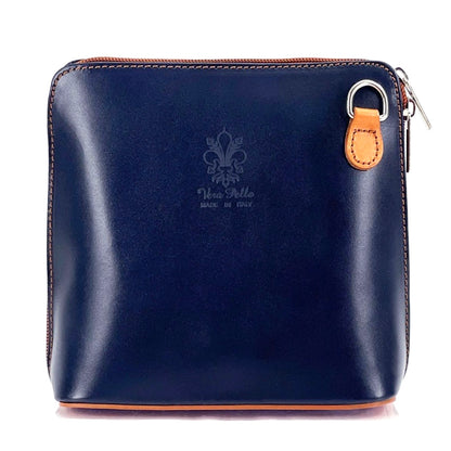 Dalida leather cross-body bag - Made In Italy
