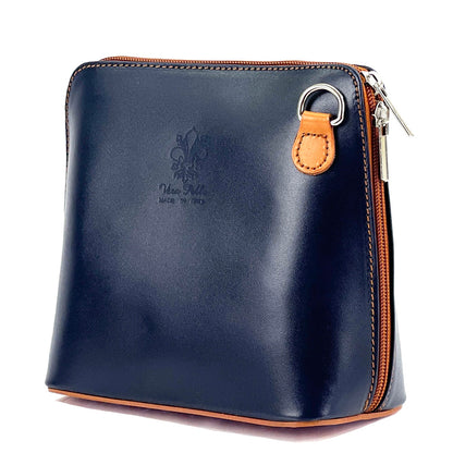 Dalida leather cross-body bag - Made In Italy