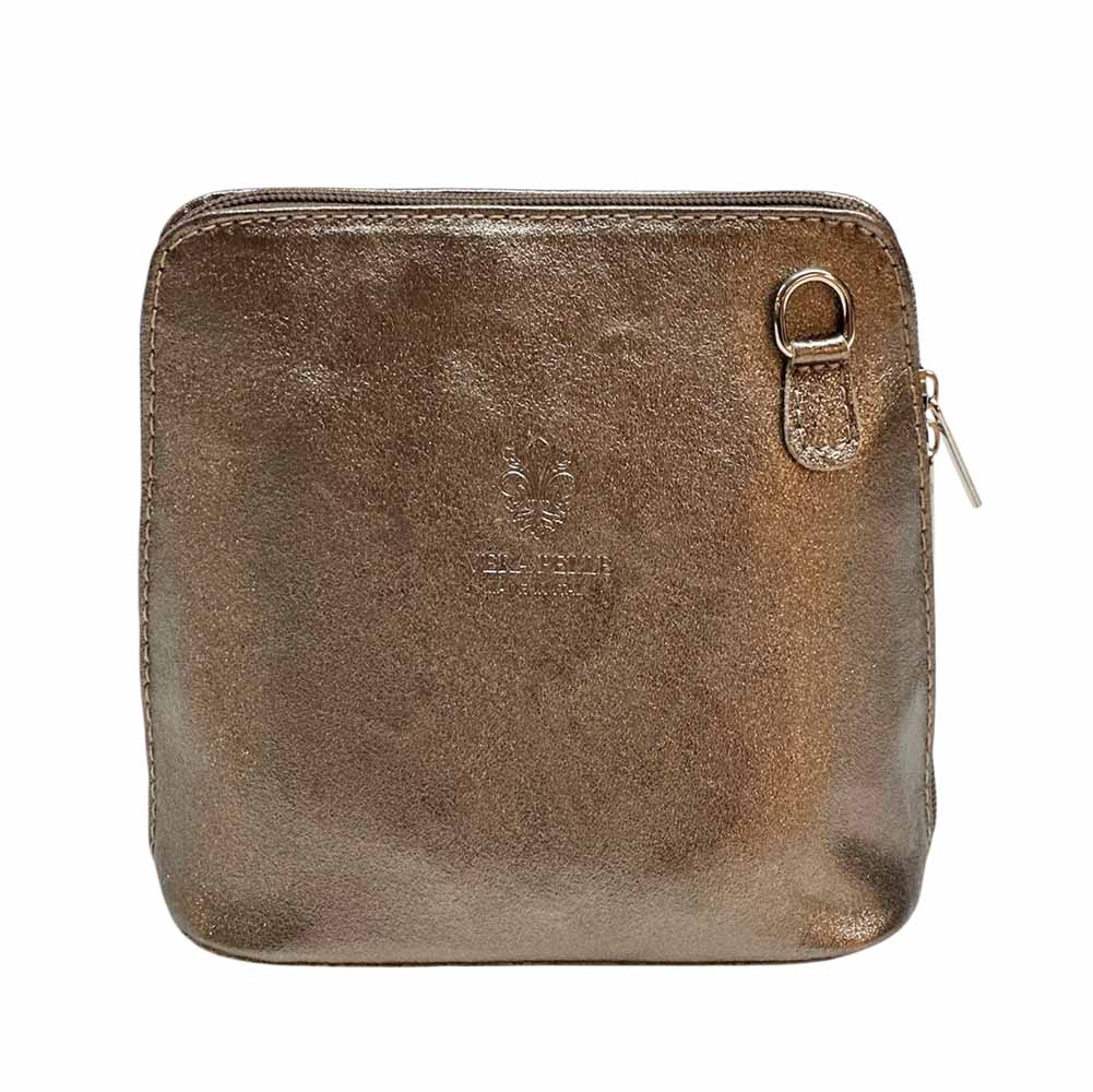 Dalida leather cross-body bag - Made In Italy