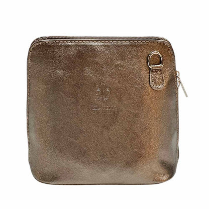 Dalida leather cross-body bag - Made In Italy