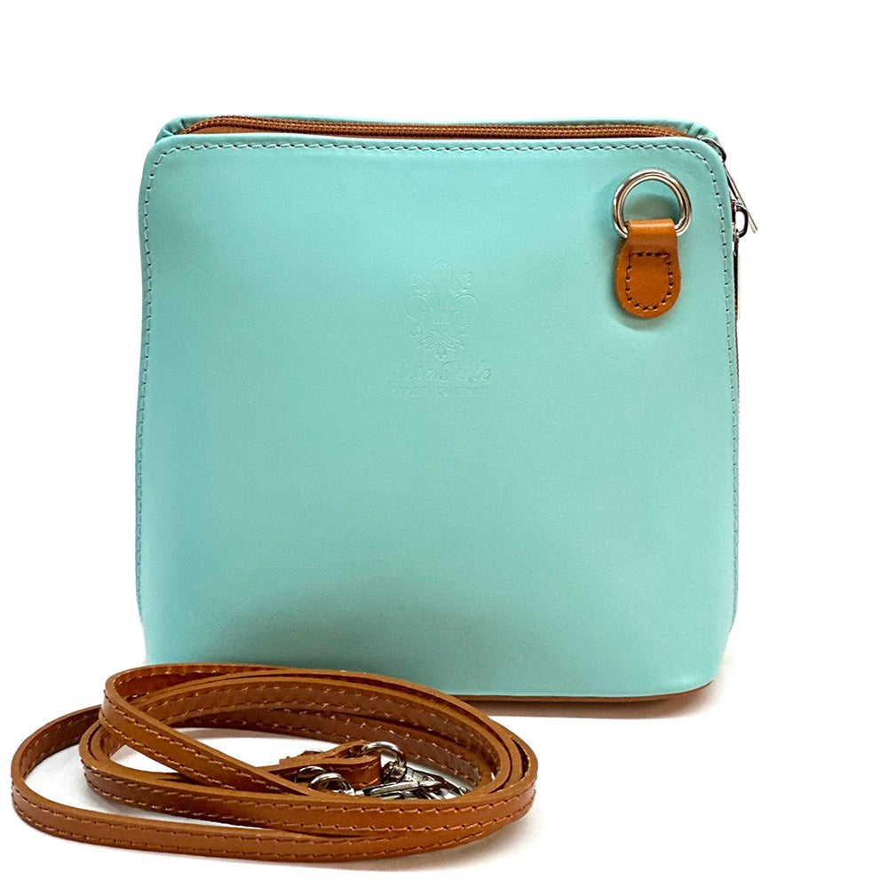 Dalida leather cross-body bag - Made In Italy