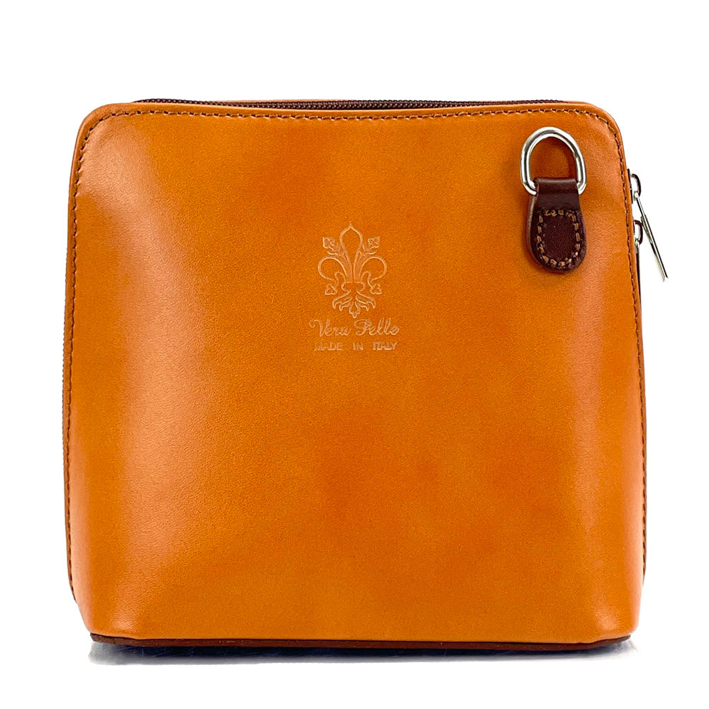 Dalida leather cross-body bag - Made In Italy