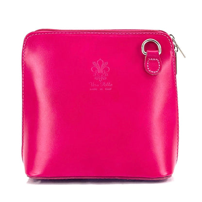 Dalida leather cross-body bag - Made In Italy