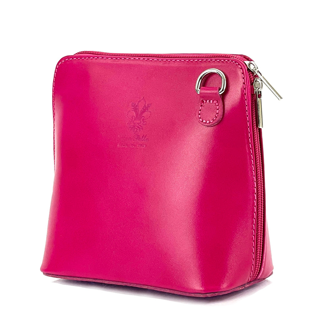 Dalida leather cross-body bag - Made In Italy
