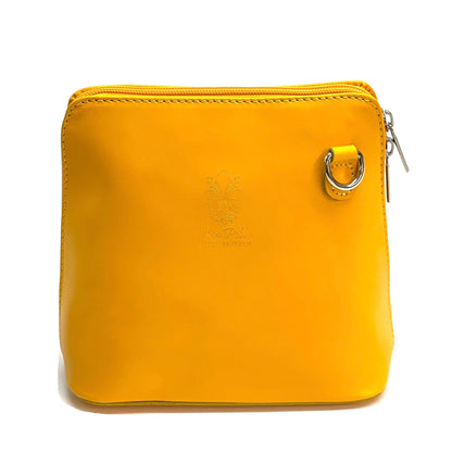 Dalida leather cross-body bag - Made In Italy