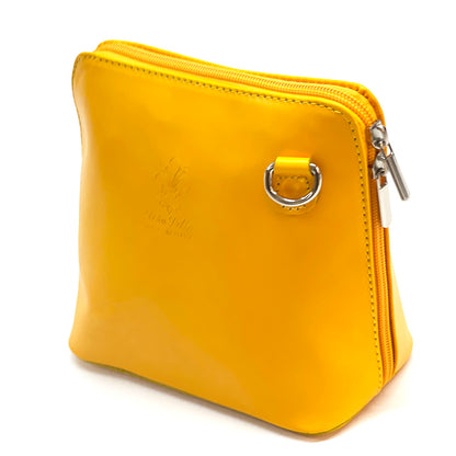Dalida leather cross-body bag - Made In Italy