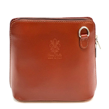 Dalida leather cross-body bag - Made In Italy