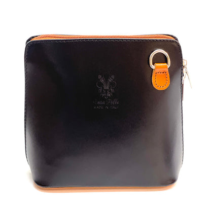 Dalida leather cross-body bag - Made In Italy