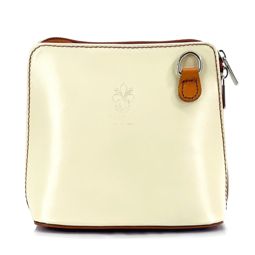 Dalida leather cross-body bag - Made In Italy