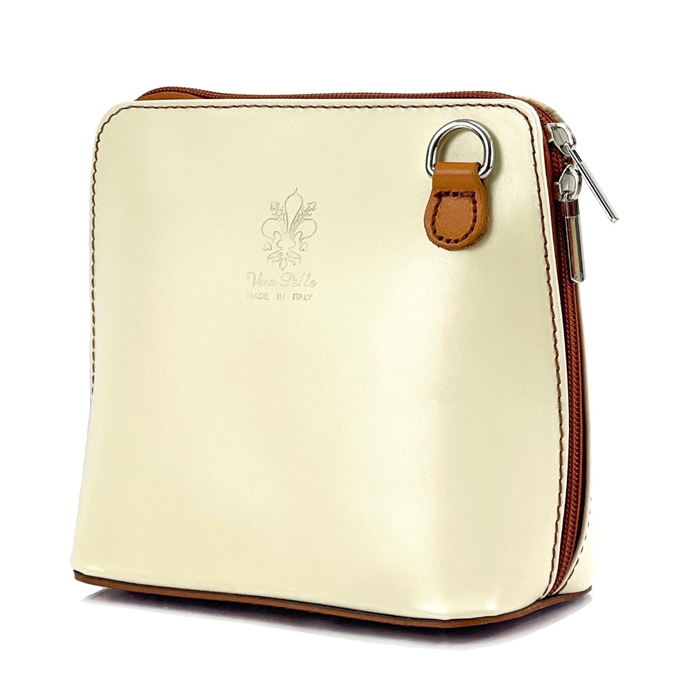 Dalida leather cross-body bag - Made In Italy