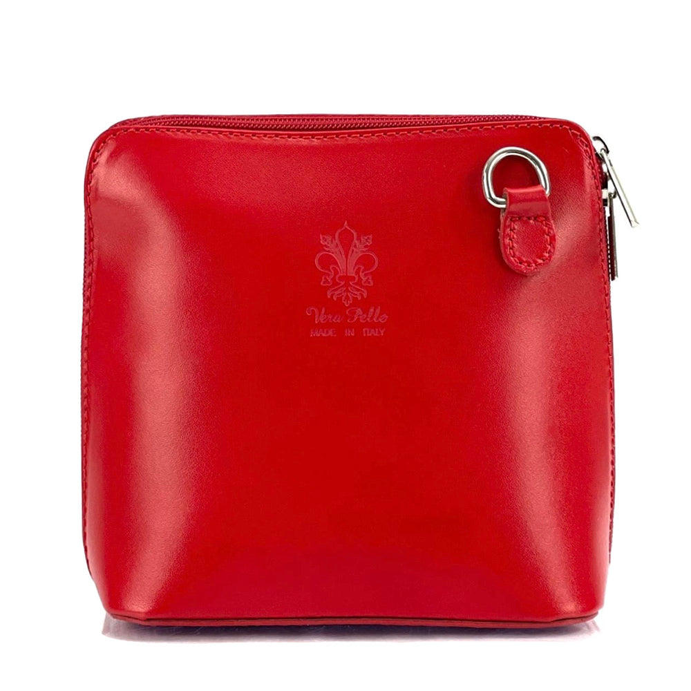 Dalida leather cross-body bag - Made In Italy