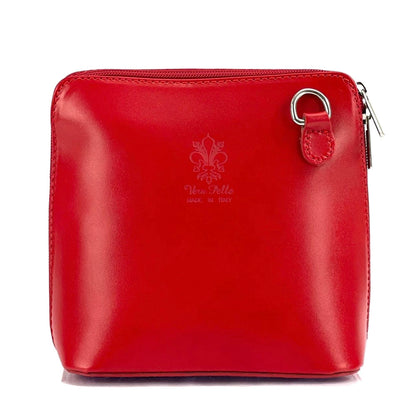 Dalida leather cross-body bag - Made In Italy