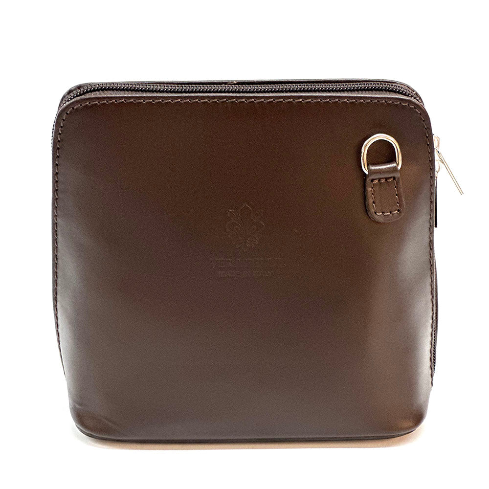 Dalida leather cross-body bag - Made In Italy