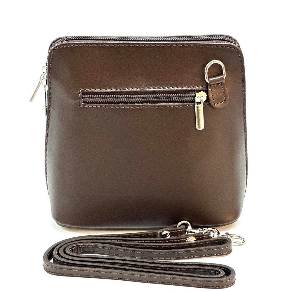 Dalida leather cross-body bag - Made In Italy