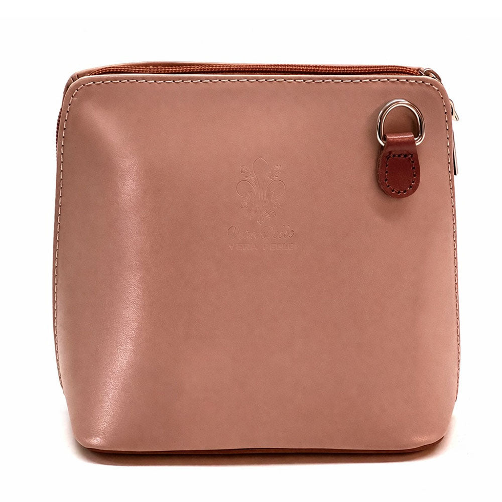 Dalida leather cross-body bag - Made In Italy