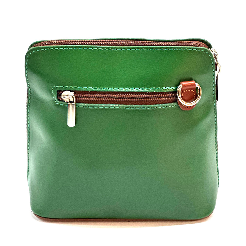 Dalida leather cross-body bag - Made In Italy