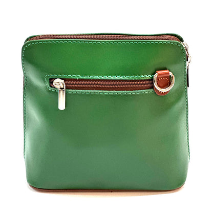 Dalida leather cross-body bag - Made In Italy