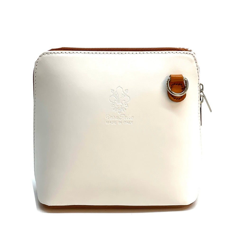 Dalida leather cross-body bag - Made In Italy