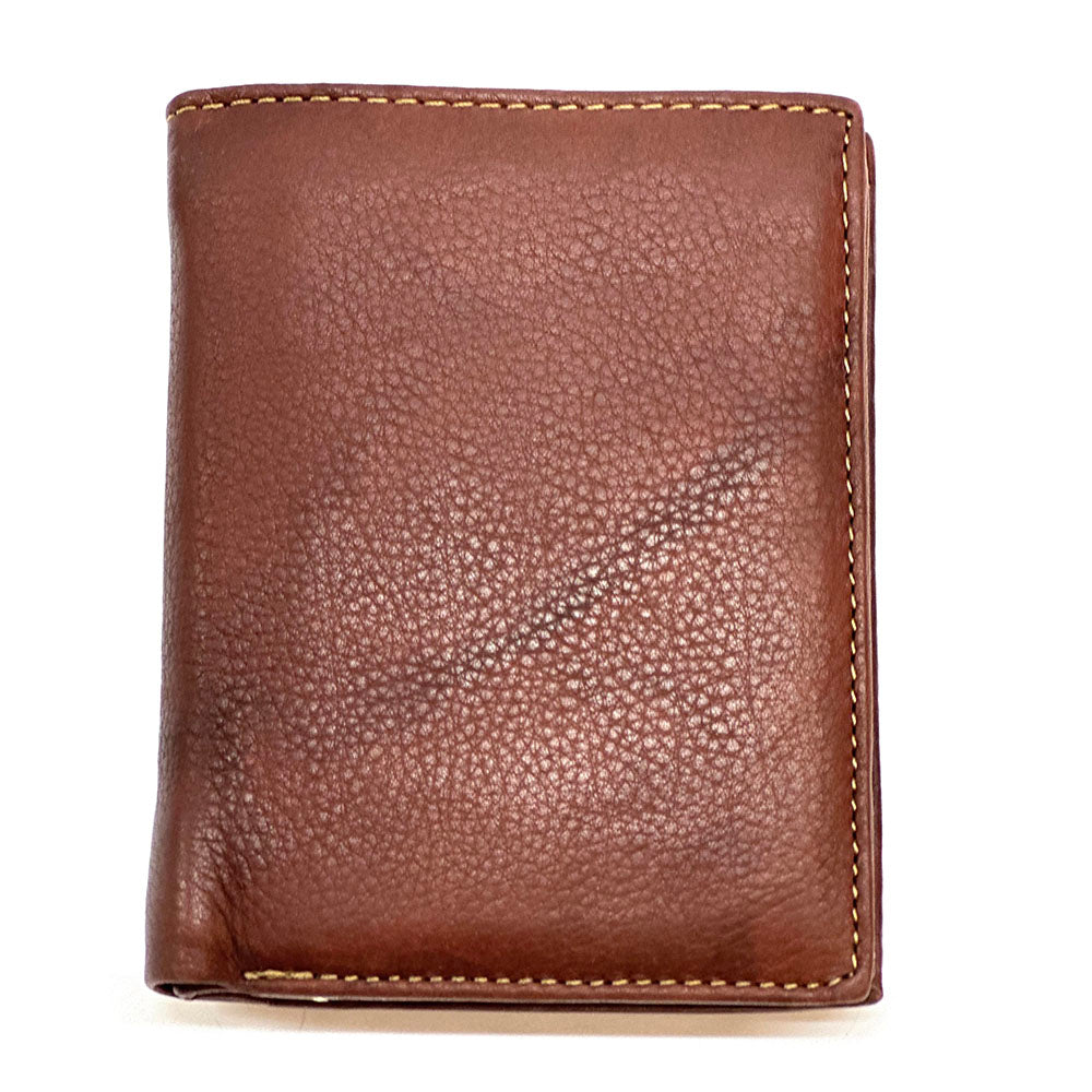 Raviero Cow Leather Vertical Wallet - made in Italy
