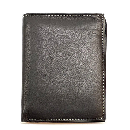 Raviero Cow Leather Vertical Wallet - made in Italy